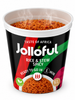 Jolloful spicy rice and stew meal